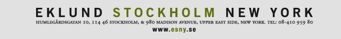 Eklund Stockholm New York